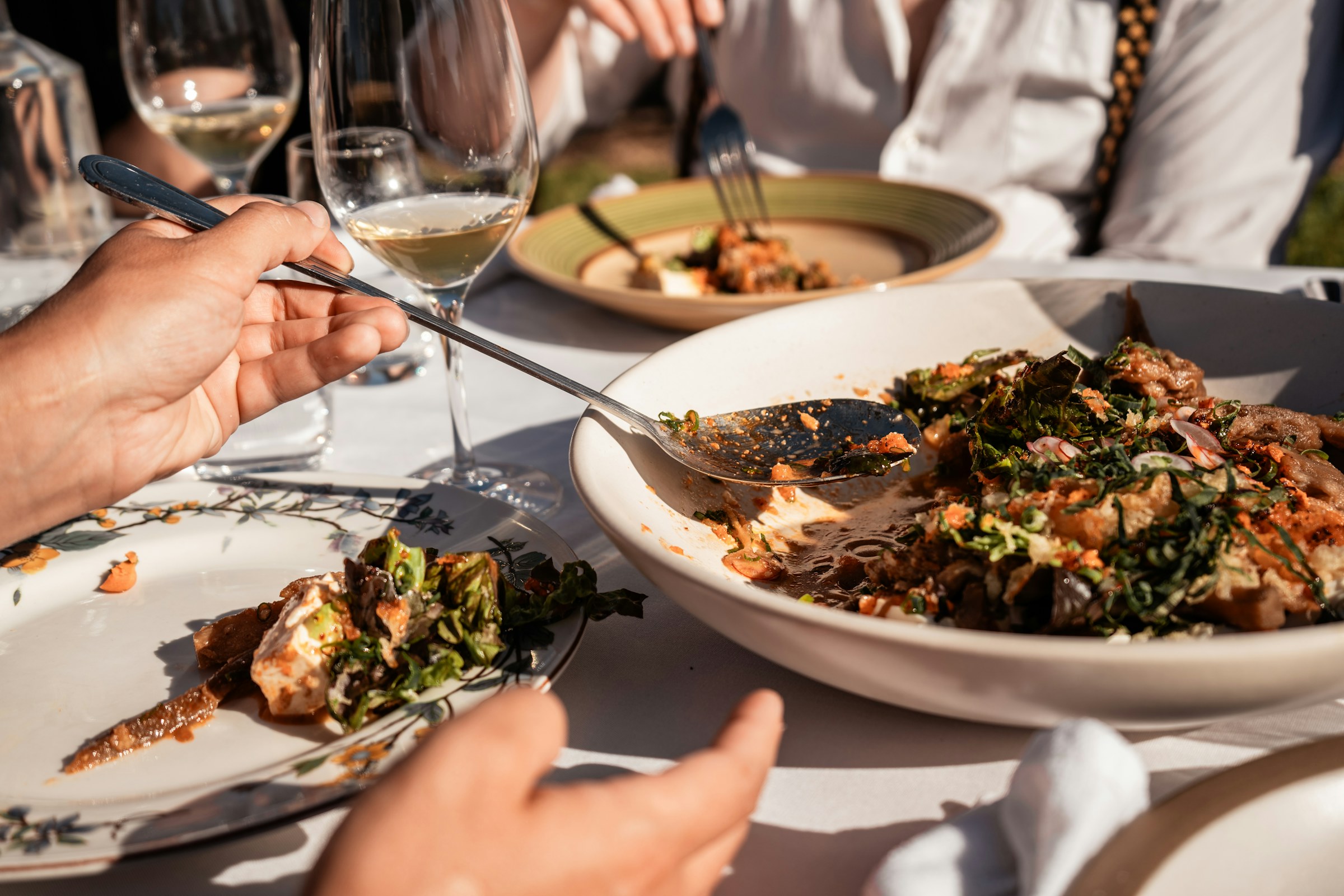 Guests enjoying a curated dining experience