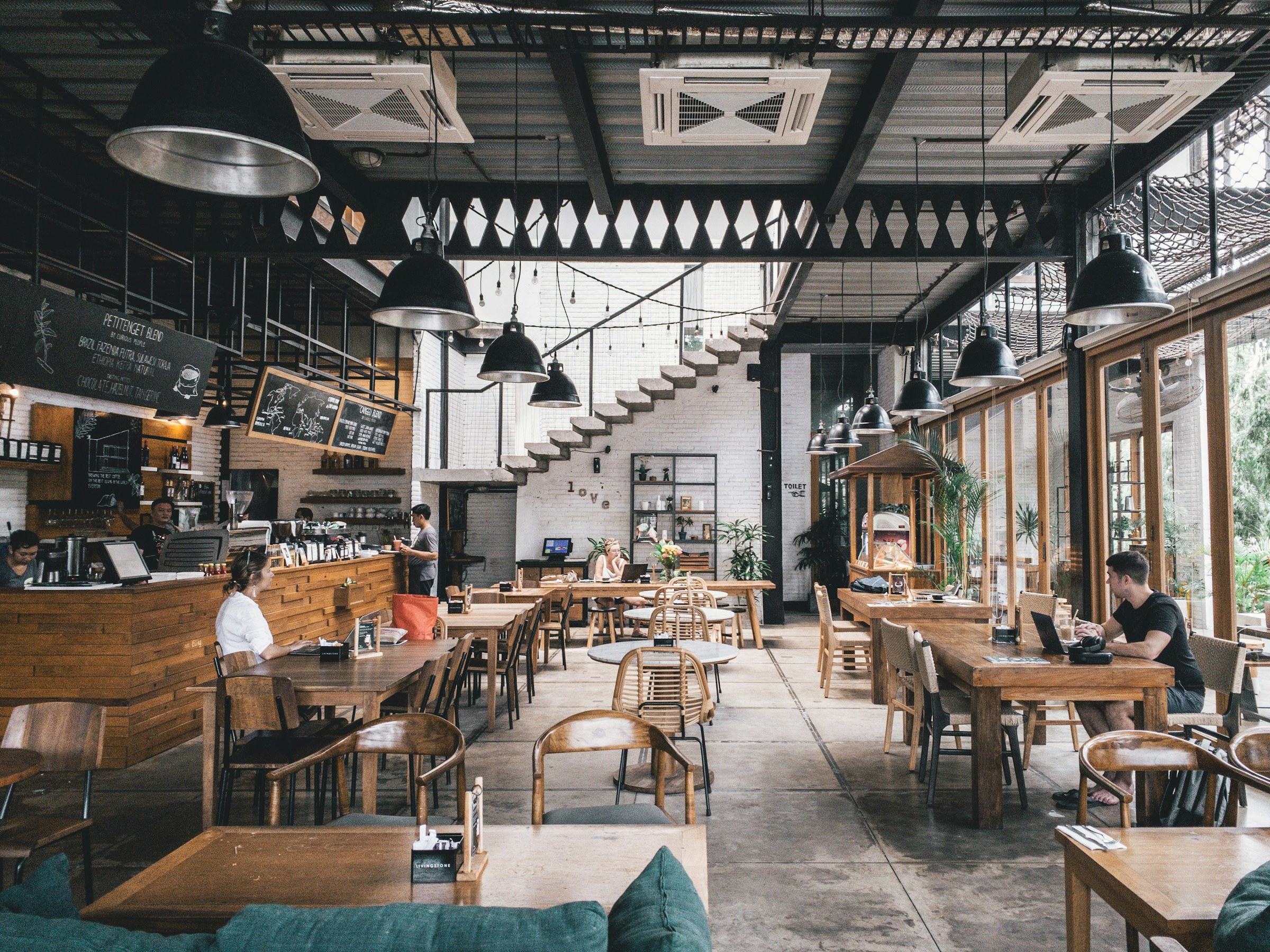Project manager on site during a restaurant fit-out